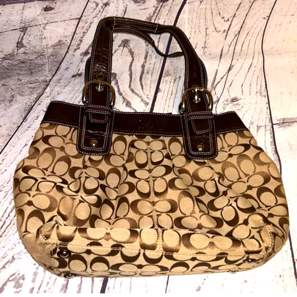 Brown coach purse like new - Picture 1 of 5